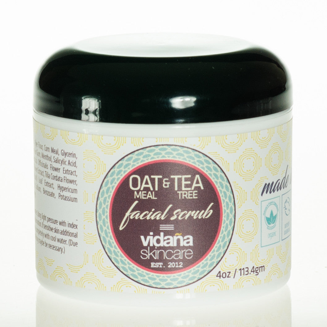 Vidaña Oatmeal & Tea Tree Facial Scrub